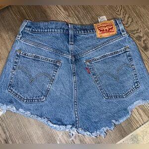 Levi's Classic Blue Denim Shorts